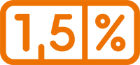 Logotyp 1,5 procent podatku